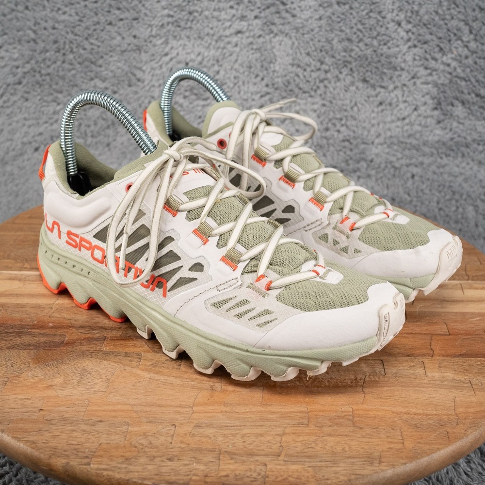 La Sportiva Helios III Trail Running Shoes Womens Size 7 Tea Cherry Tomato